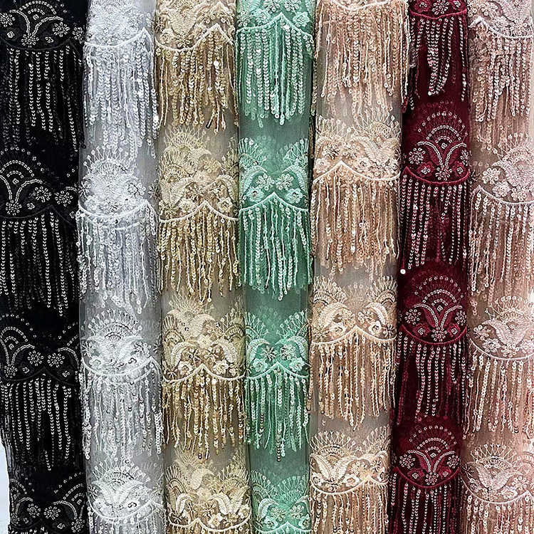 Sequins Lace Fabric