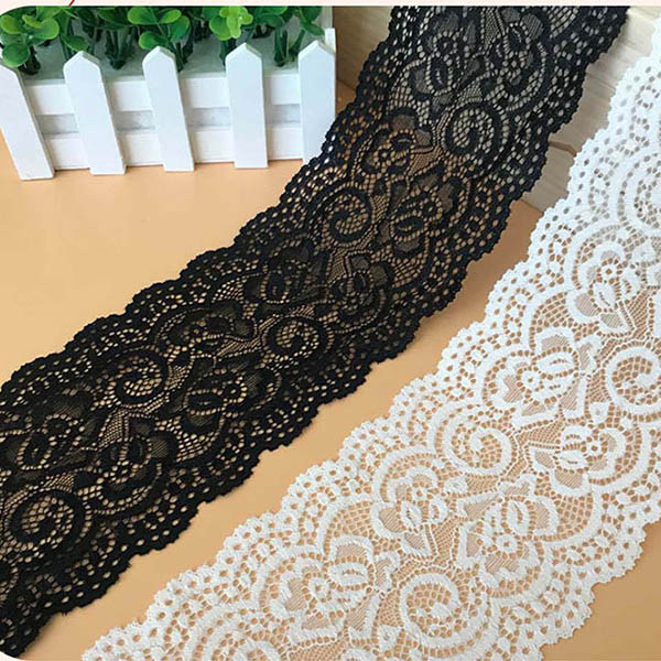 Strips Textile Tulle Stretch Lace