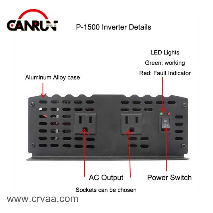 1500w High frequency Pure Sine Wave Inverter - 3 