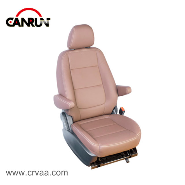 Customizable Armrest Manual Eight-Way Adjustable Single RV Seat - 0 