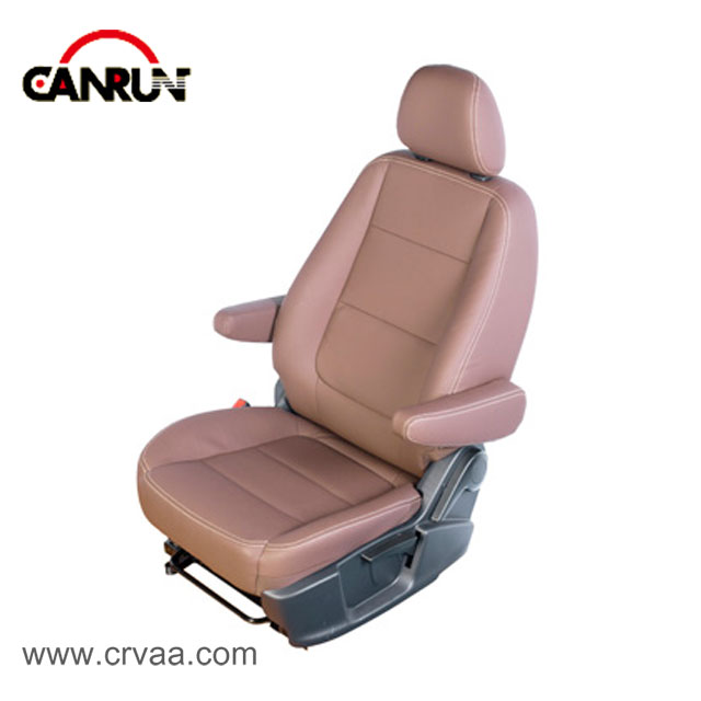 Customizable Armrest Manual Eight-Way Adjustable Single RV Seat - 1 