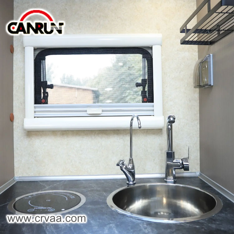 Цилиндрична голяма мивка за RV апартамент от неръждаема стомана - 1