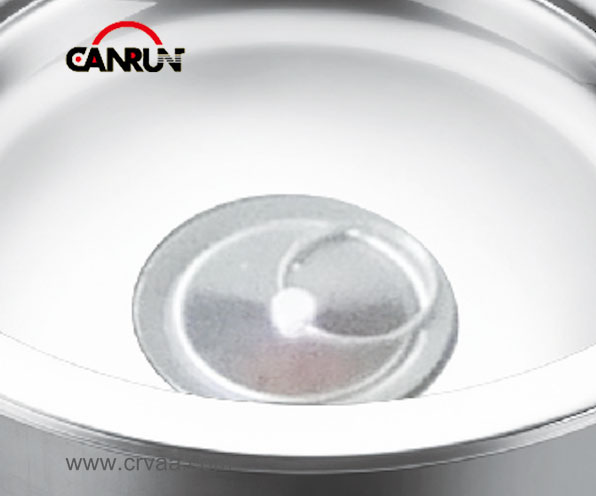 Cylindrical Stainless Steel RV Apartment Sink - 7 