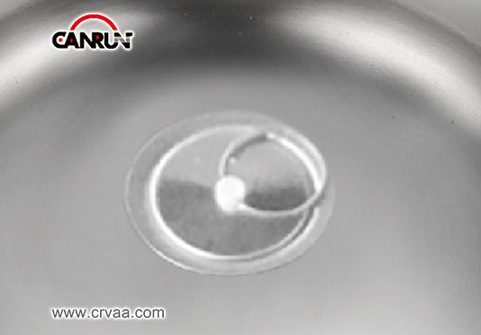Cylindrical Stainless Steel RV Sink - 7 