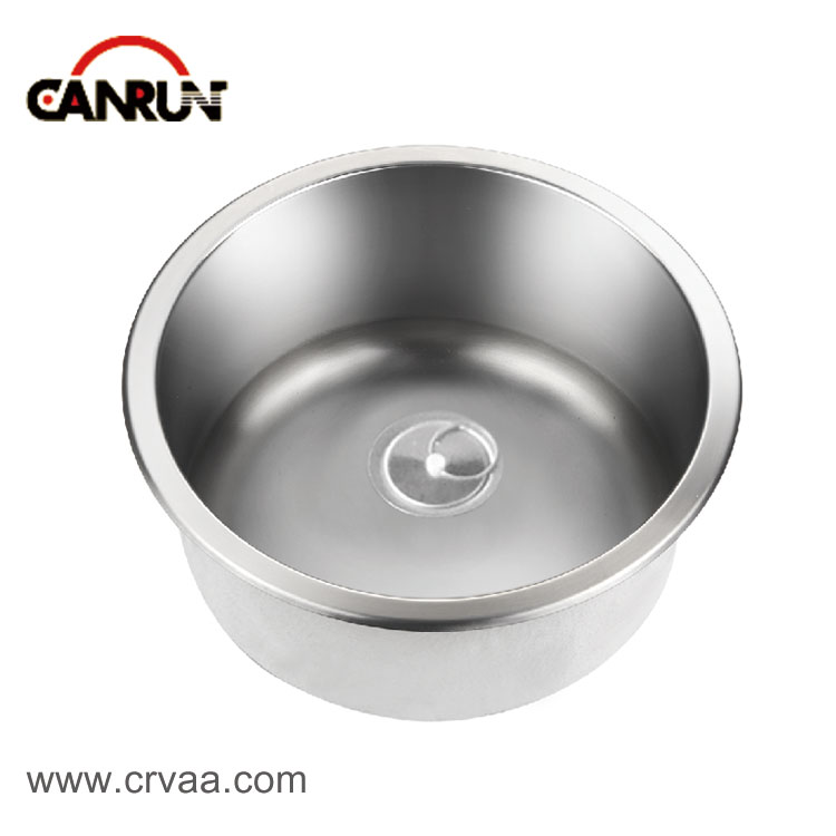Cylindrical Stainless Steel RV Sink