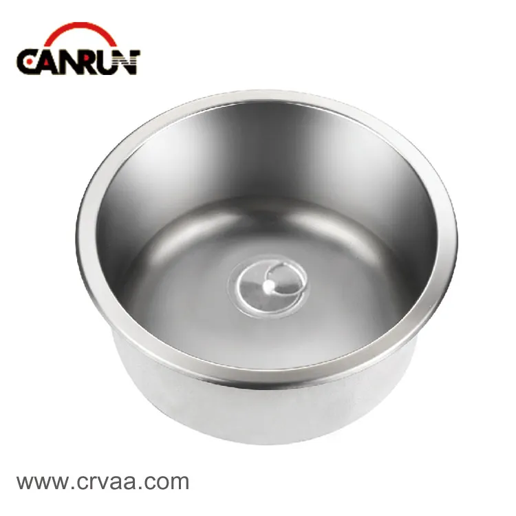 Cylindrical Stainless Steel RV Sink