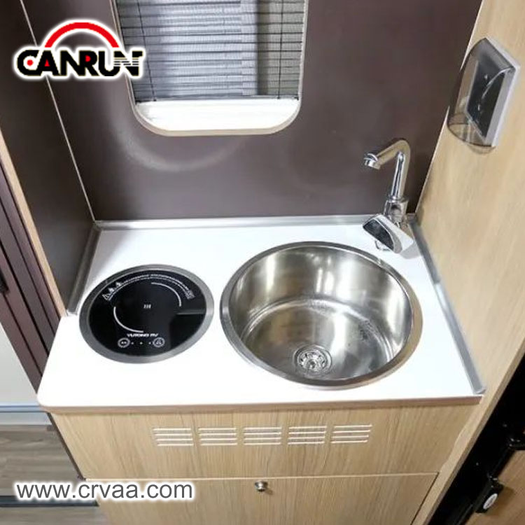 Cylindrical Stainless Steel RV Yacht Sink - 3