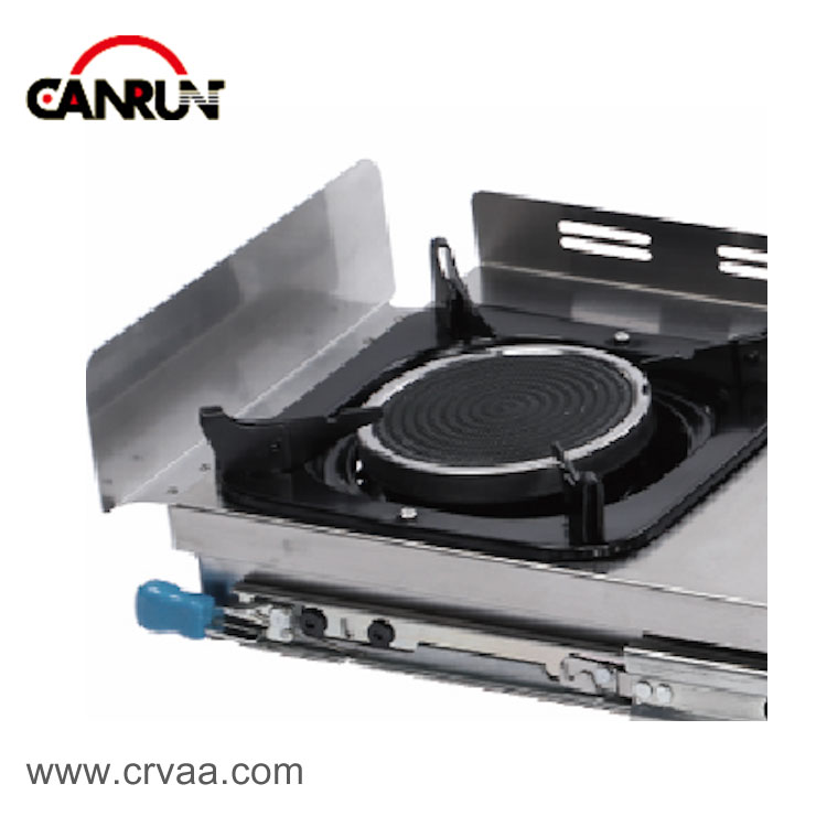 Gas Single-all Pull-out Stove With Chopping Board - 9 