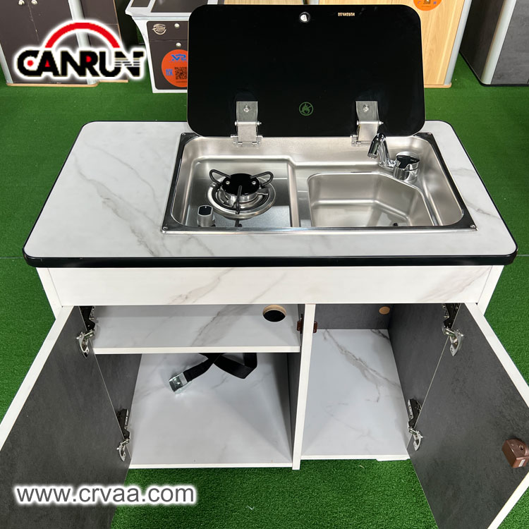 Multifunctional Sink And Cooker Integrated rear trunk Portable Camping Box - 5