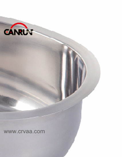 Oval Duo-Tone Stainless-Steel RV Yacht Sink - 4