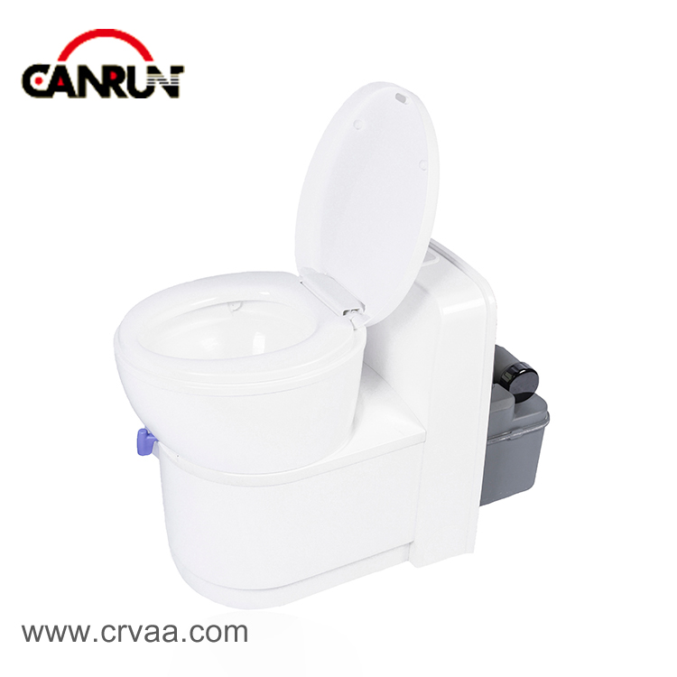 RV Rotatable Toilet with Waste-holding Tank - 11