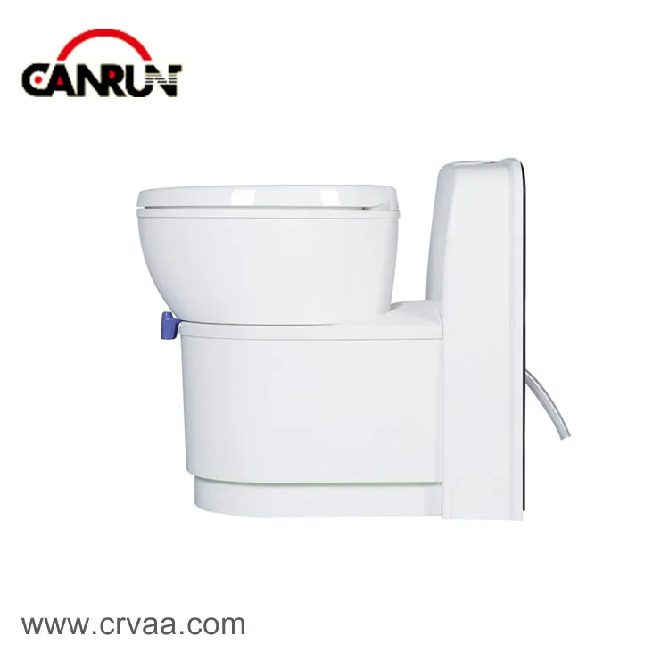 RV Rotatable Toilet with Waste-holding Tank