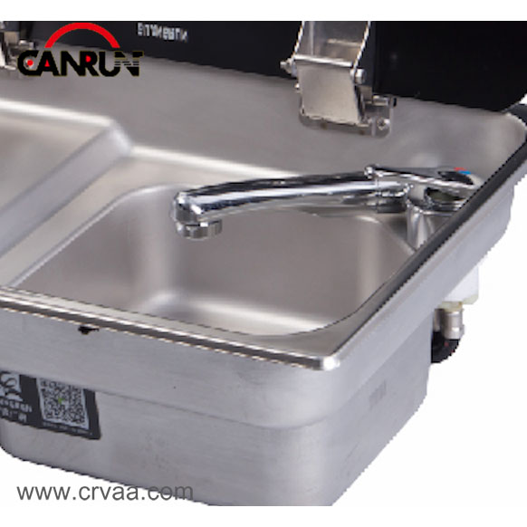 Single Stove and Sink Integrated Stainless Steel Gas Stove with Cover - 3 