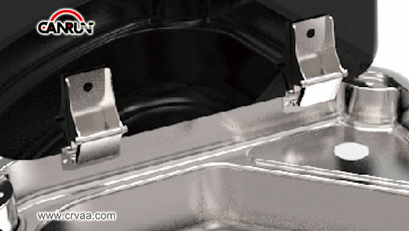 Триъгълна мивка за RV с покритие от неръждаема стомана - 5