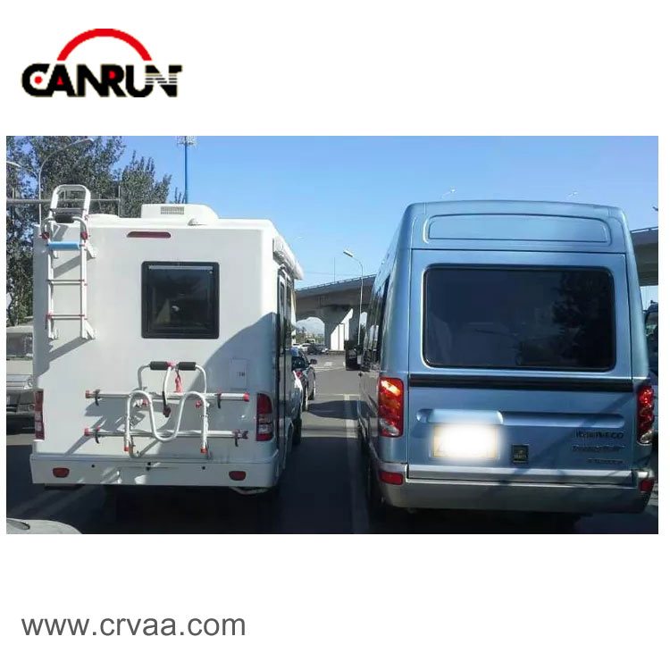 Type B RV Caravane customized with an External Folding Ladder - 3 
