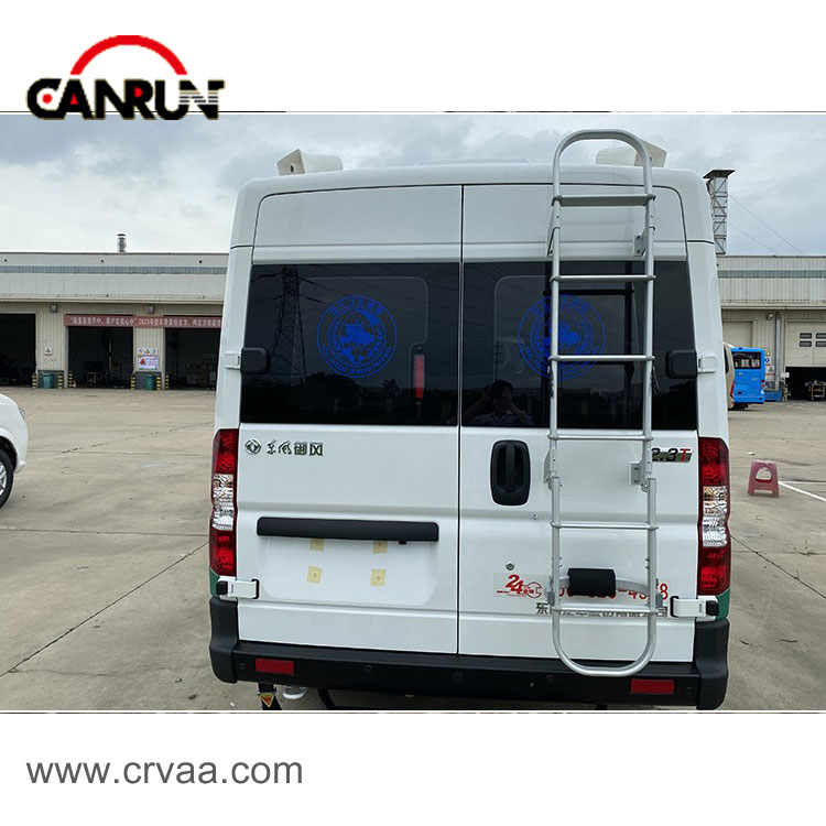 Type B RV Caravane customized with an External Folding Ladder - 4