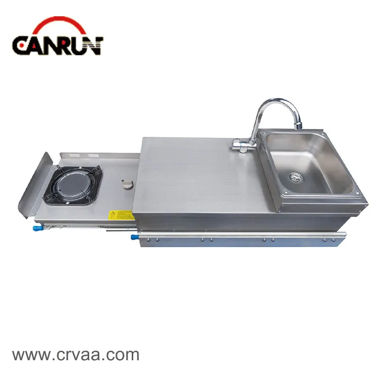 Single-all Pull-out Stove na may Storage Drawer Chopping Board