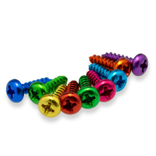 Anodized Pan Head Self-tapping Aluminum Screw