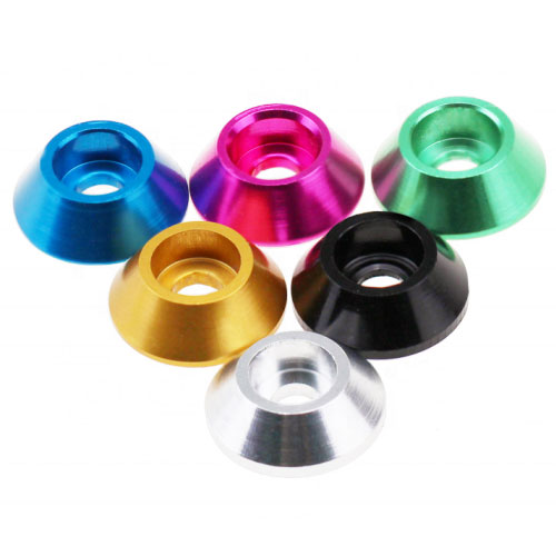 Anodized Conical Flange Washer