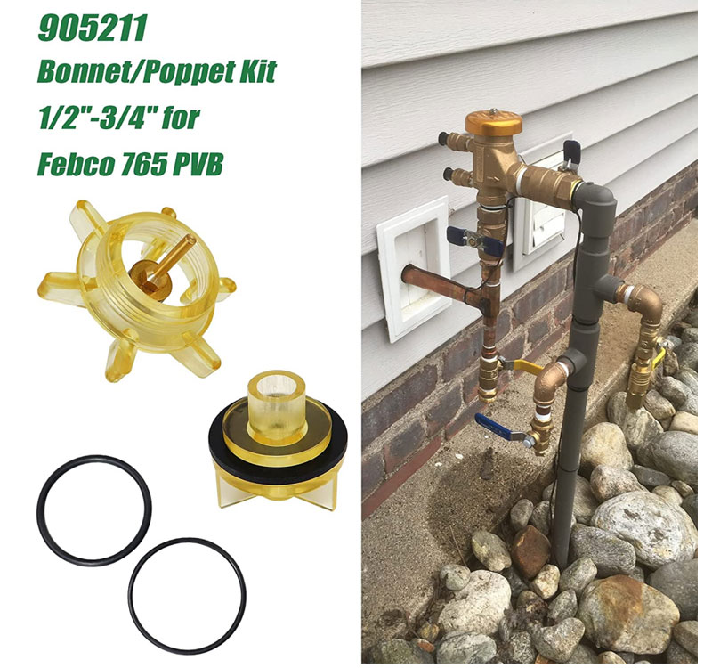 Copper Bonnet Poppet Repair kit For 765 Backflow Preventer