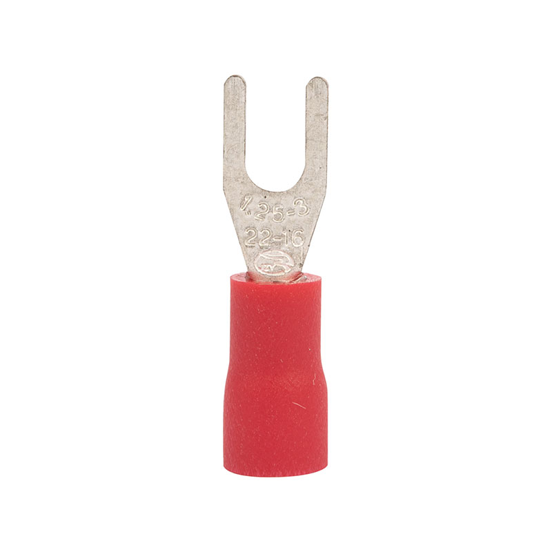 PVC Insulated Spade Terminals for 8AWG Wire