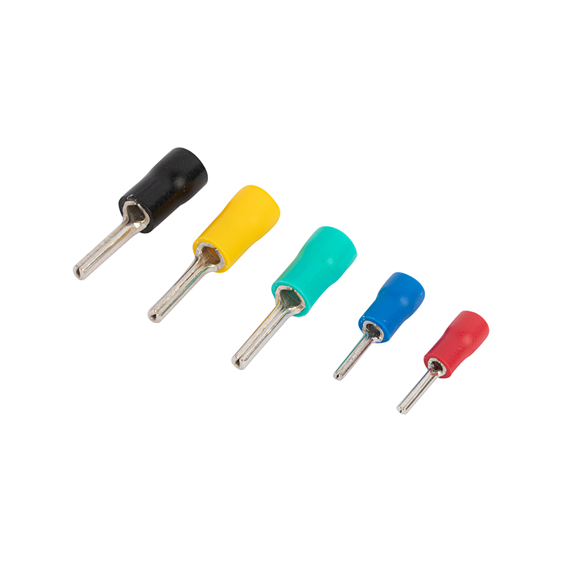 Vinyl-Insulated Funnel Entry Pin Terminals for 12-10AWG