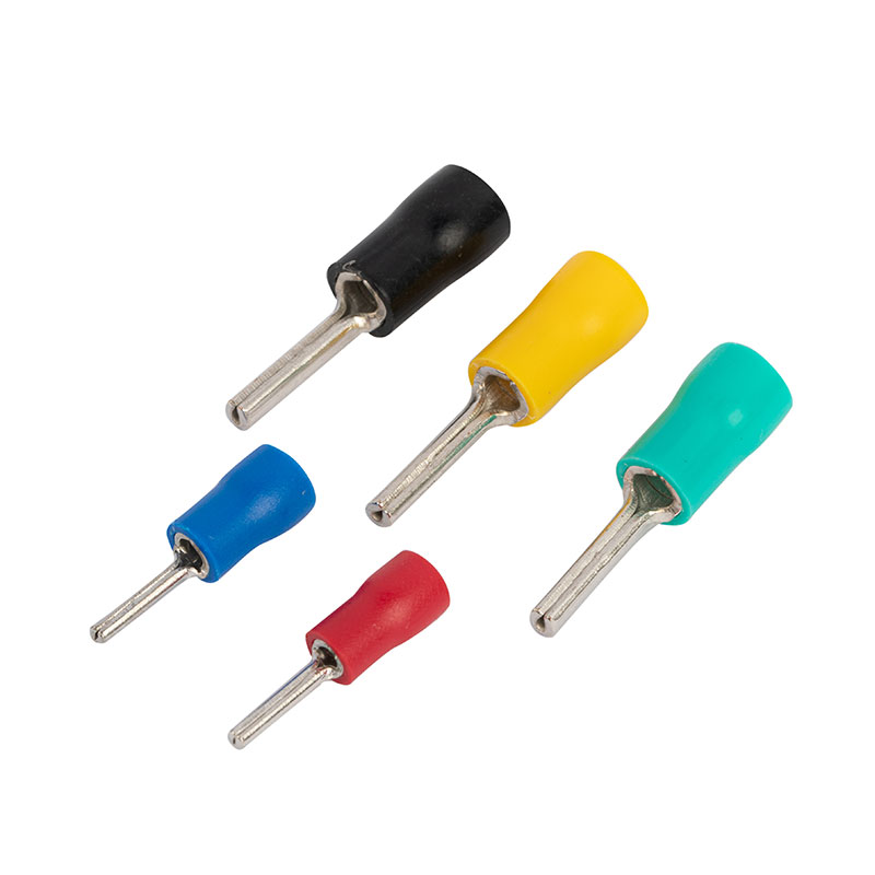 Vinyl-Insulated Funnel Entry Pin Terminals for 16-14AWG
