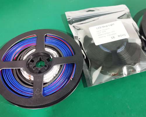 Production diary: Customized IP65 silicon coating waterproof RGB LED strip light