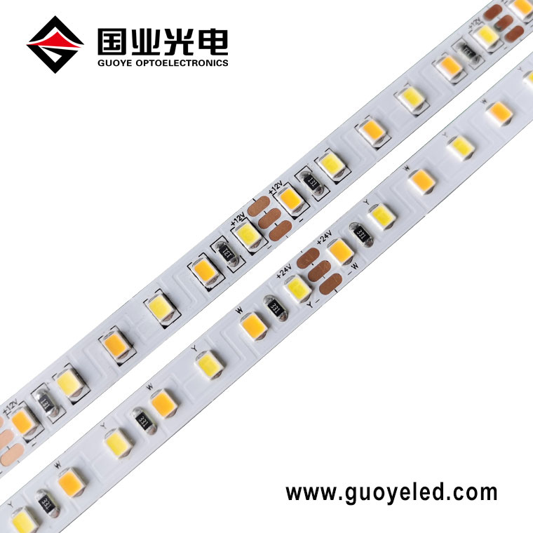 Dvoubarevná LED pásková světla