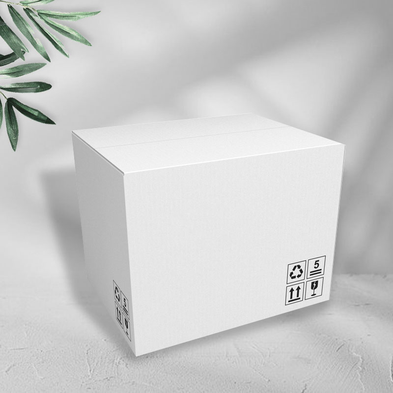 Customized white carton packaging