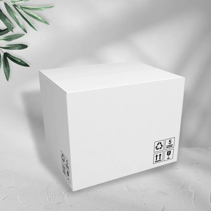 Customized white carton packaging