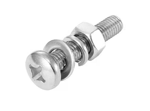 Stainless Steel Outer Hexagon Bolt, Washer and Nut Set