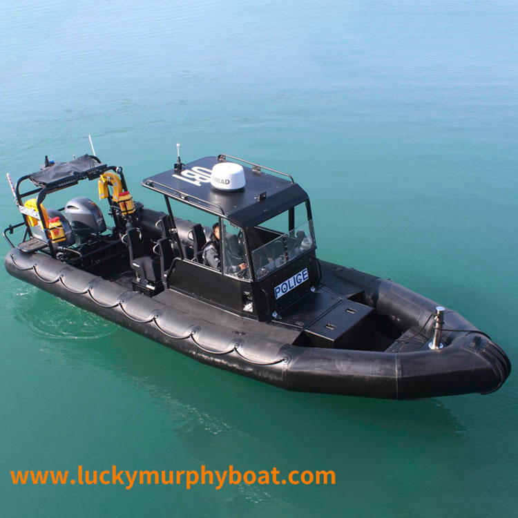Policyjne i patrolowe aluminiowe łodzie robocze RIB