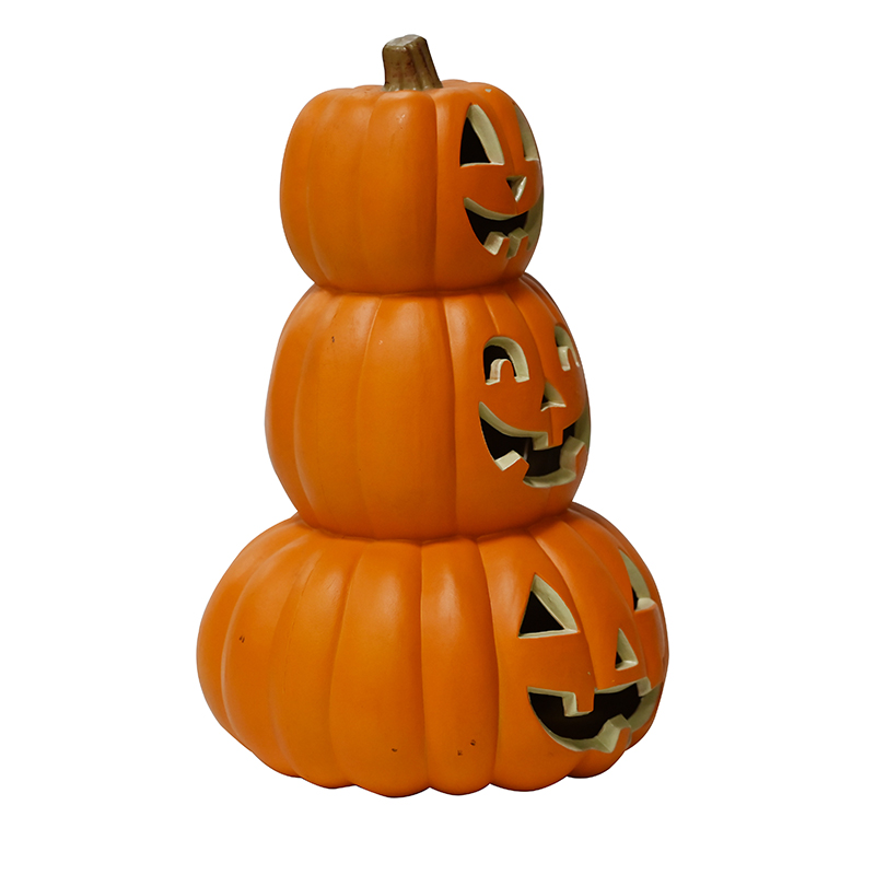 Blow Molded Halloween Gift with Three Layers of Pumpkin