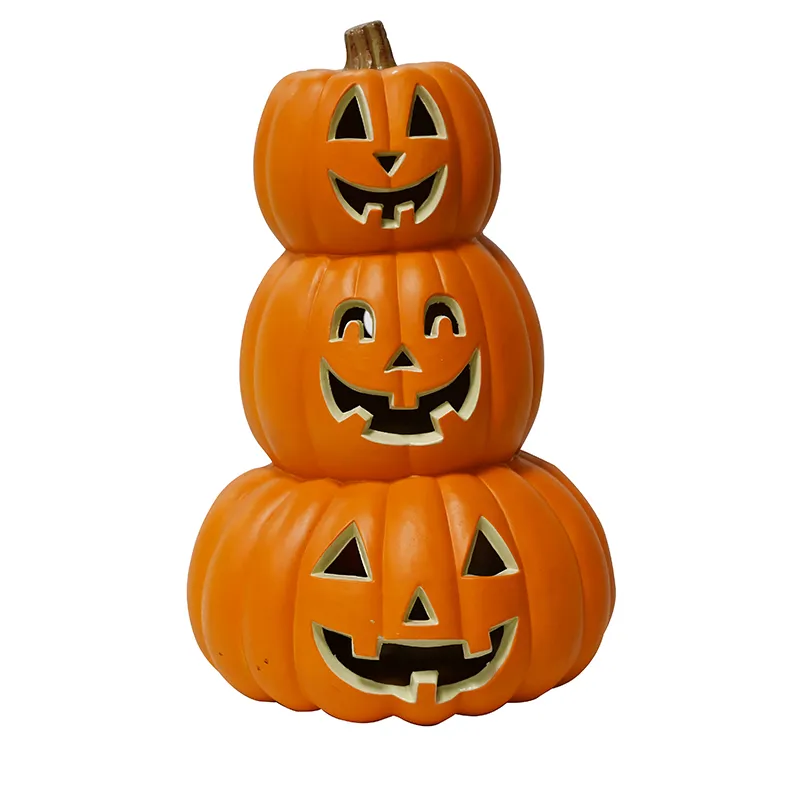 Blow Molded Halloween Gift with Three Layers of Pumpkin