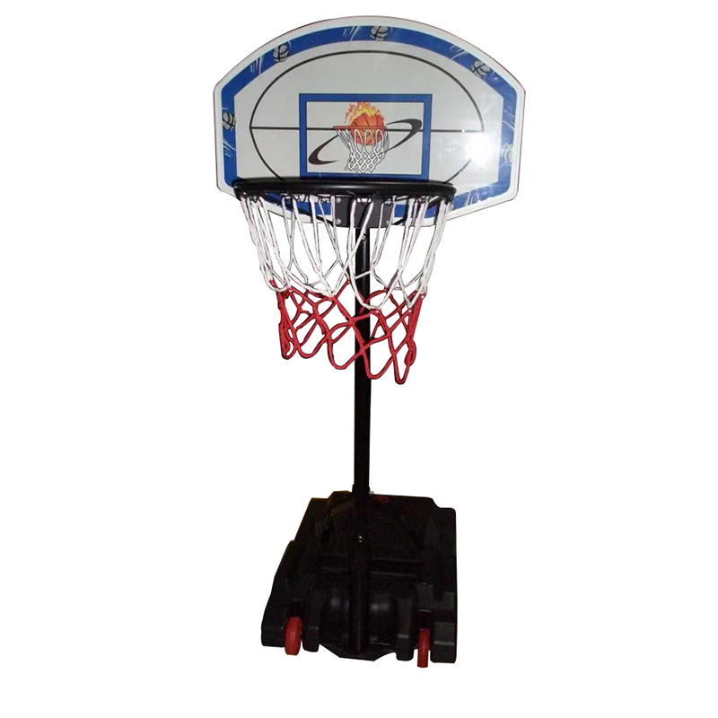 Vyfukovaný vonkajší basketbalový stojan pre deti