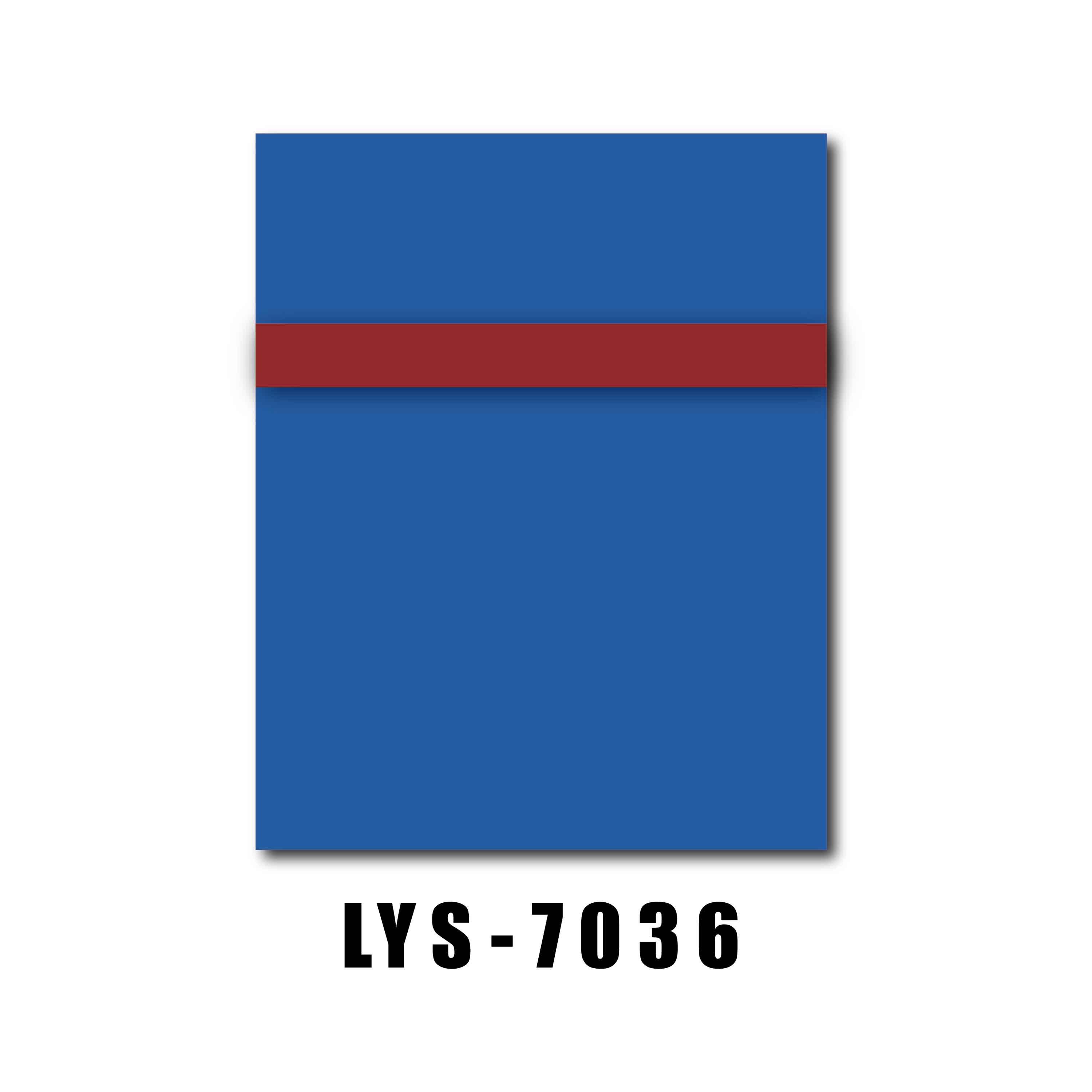 Foglio di plastica bicolore ABS blu - 0