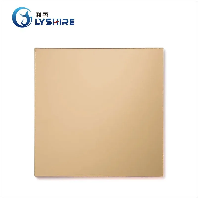 Mirror-Coated Plastic Sheet