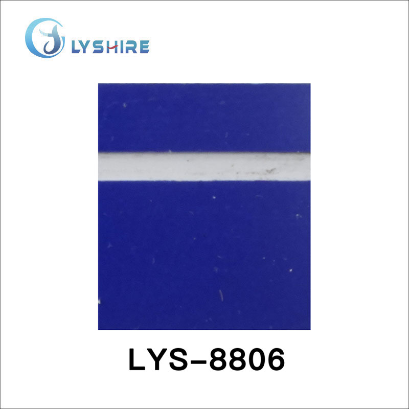Hoja de ABS de plástico azul liso resistente a los rayos UV