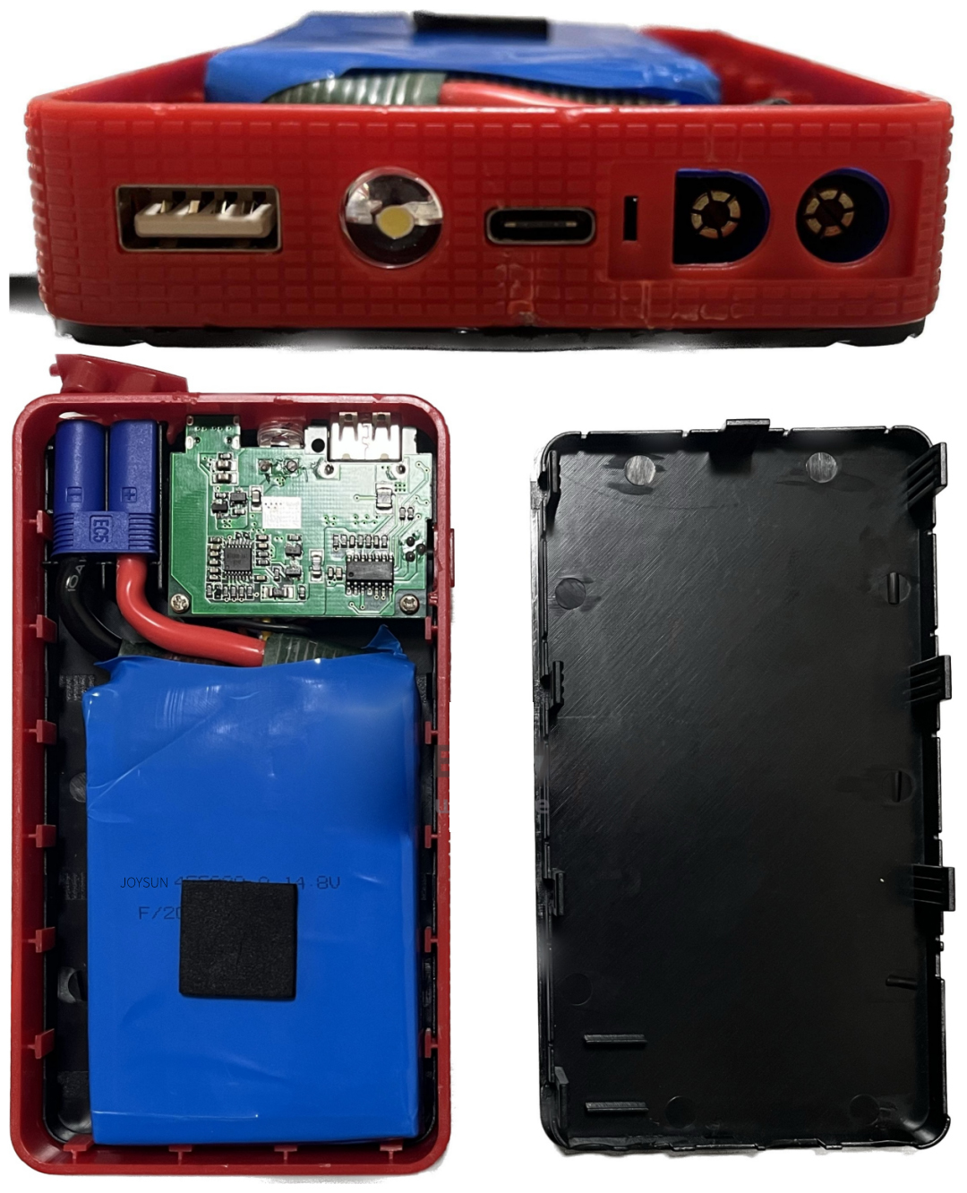 At udforske jumpstarteren med 4 små batterier kan udsende 200A stor strøm!