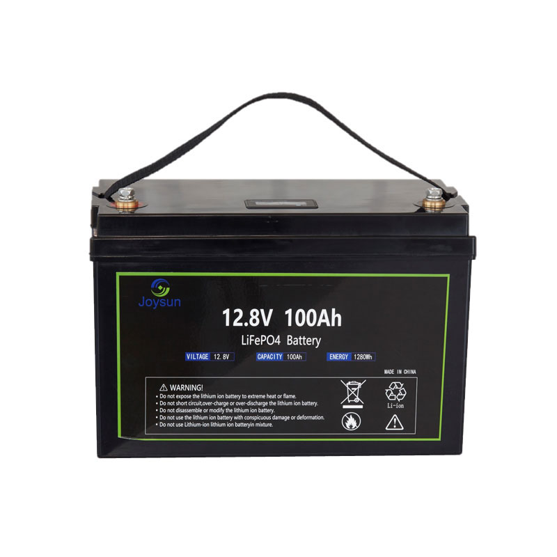 LFP 12,8V 100Ah 1280Wh LiFePO4-batteri Inbyggt BMS