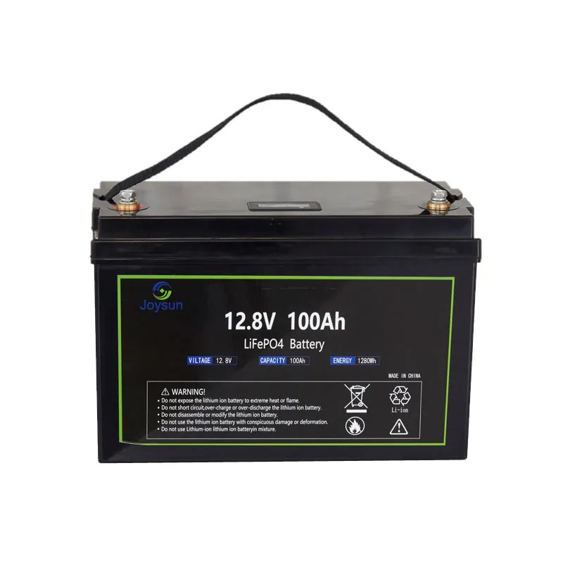 LFP 12,8V 100Ah 1280Wh LiFePO4-batteri Innebygd BMS