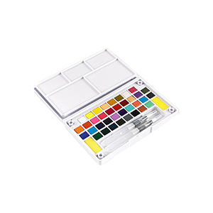 Aquarellfarben-Set faltbar 36 Farben