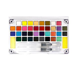 Aquarellfarben-Set faltbar 36 Farben