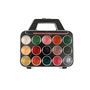 15 цвята Полувлажнен комплект акварел