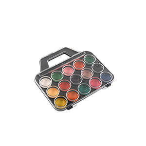 15 цвята Полувлажнен комплект акварел