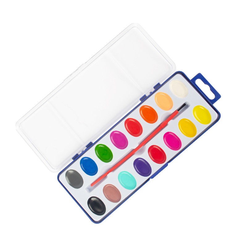 16 Colors Watercolor Paint Set