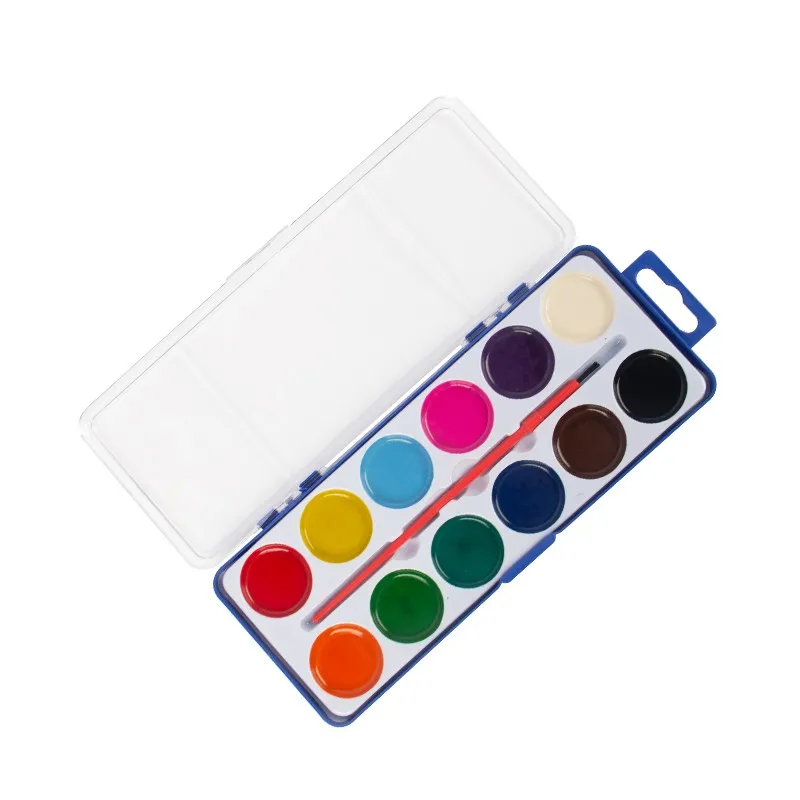 Set di 12 colori ad acquerello con confezione regalo