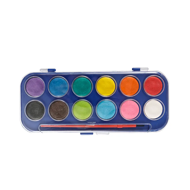 12kulay na watercolor paint set na paghahatid sa USA