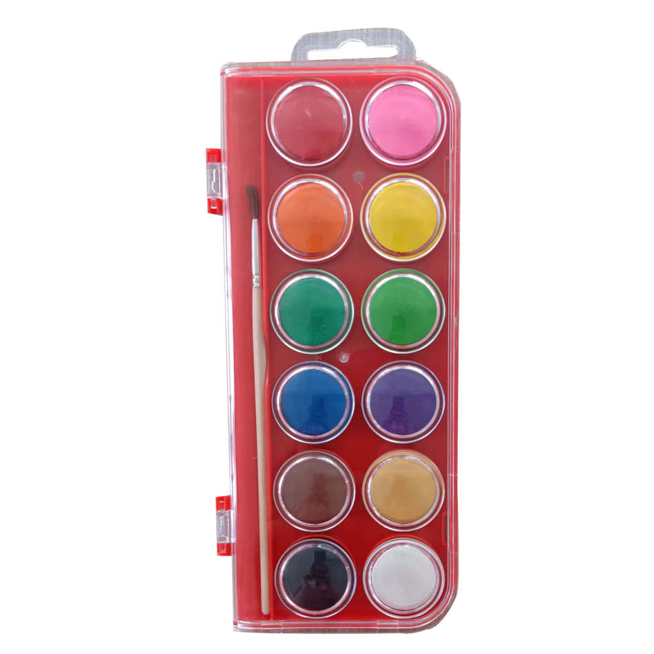 12color watercolor paint set delivery to Brazil